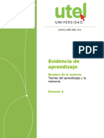 Teorías Del Aprendizaje y La Memoria - Semana 4 - San