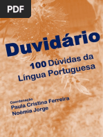 Duvidário Da Língua Portuguesa (Julho 2021)