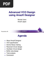 Advanced VCO Design Using Ansoft Designer