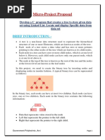 Micro-Project Proposal: Brief Introduction