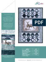 Call of The Wild Deer Dawn Free Quilt Pattern by Hoffman Fabrics