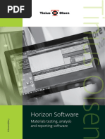 Horizon Software: Materials Testing, Analysis and Reporting Software