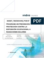 SGSST - TECNOCOM - PVM 07 Programa de Vigilancia Medica Radiaciones Solares