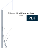 Philosophical Perspectives - Written Report