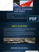 Tata Acquires Air India