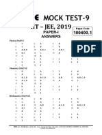 Mock Test 9 Paper 1 - BTK - A