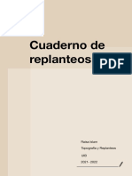 Cuaderno de Replanteos