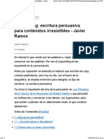 Artic - Javier Ramos - Copywriting, Escritura Persuasiva para Contenidos Irresistibles