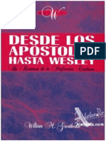 Desde Los Apostoles Hasta WESLEY - W M Greathouse