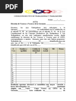 Acta de Votación CPT Pdvsa