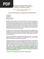 Los Derechos Humanos en El Magisterio de Benedicto XV