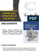 CLASE 17 La Cinética Enzimática Como Método para Comprender El Mecanismo