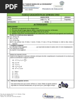 Prueba de Diagnostico Fisica Segundo Bgu.