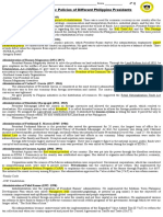 Module 2 - Economic Policies of Different Philippine Presidents