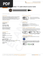 Veriflex YY LSZH (HSLH) Control Cable: Application Bsi Kitemark™ Tested