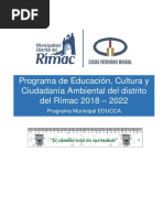 Pme 2018-2022 - MD Rimac Lima