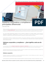 Gobierno Corporativo y Compliance - Cuáles Son Las Principales Diferencias - Normas Compliance ISO 19600-ISO 37301 y Antisoborno ISO 37001