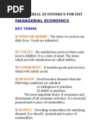 Managerial Economics For Imt