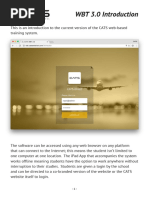 CATS WBT 3.0 Introduction
