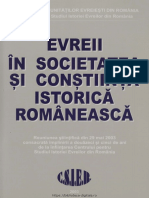 Evreii Societatea Constiinta Istorica Romaneasca 2003