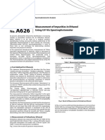 Measurement of Impurities in Ethanol Using UV-Vis Spectrophotometer