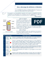 Uso y Descarga de Extintores e Hidrantes