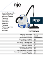 Instructiuni de Utilizare GORENJE VCEB21DWB - ENG Si