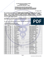 2nd Round Seat Allotment Result MDMS MDS Final NET2