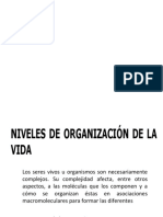 Niveles de Organización de La Vida