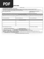 Specimen Signature Form: Instructions