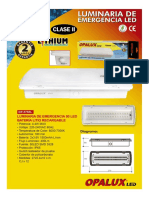 Lampara de Emergencia Opalux Op 5750l 50 Led Ip65