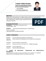 Modelo de Currículum de Un Mecánico 2021 NUEVO