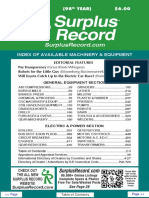 JUNE 2022 Surplus Record Machinery & Equipment Directory