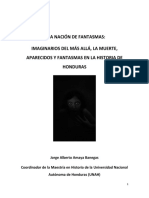 Una Nacion de Fantasmas. Imaginarios Del Mas Alla La Muerte Aparecidos y Fantasmas en La Historia de Honduras