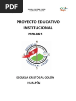 Proyectoeducativo Escuela Cristóbal Colón