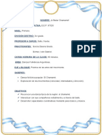 Plan de Clase Chamamé 3er Grado Sin Zapateo y Escobilleo