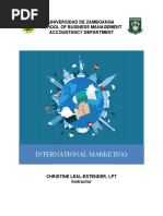 Module in International Marketing