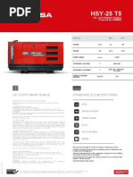 HSY-25 T5: Hs - Stationary Range Standard Soundproofing