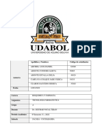 Acondicionamiento de Medicamentos Informe