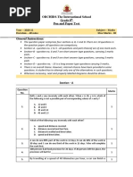 General Instructions:: ORCHIDS-The International School Grade 8 Pen and Paper Test