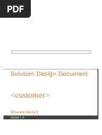 Solution Design Document (SDD)