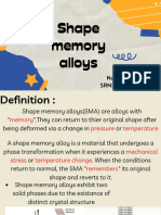 Shape Memory Alloys