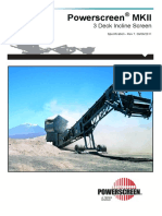 Powerscreen Mkii: 3 Deck Incline Screen