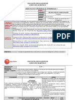 Secuencia Didáctica Experiencia de Aprendizaje 4 - Metodología