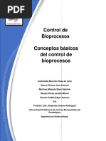 Ensayo I Introducción Al Control de Bioprocesos