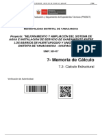 7.3. Calculo Estructural