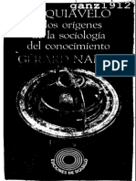 NAMER, GÉRARD - Maquiavelo (O Los Orígenes de La Sociología Del Conocimiento) (OCR) (Por Ganz1912)