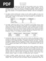 Segunda Lista de Exercícios Estatistica II