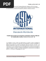 Clasificación de Suelos para Propósitos de Ingeniería (ASTM - D 2487-00)