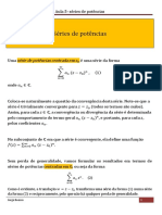 Aula 5 - Séries de Potencias